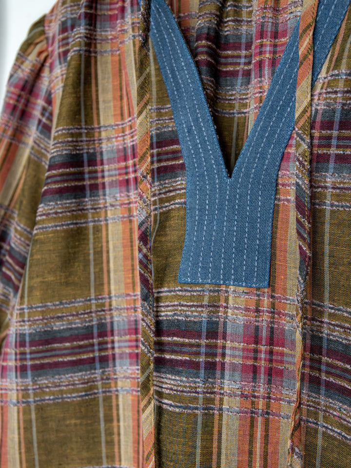Nicoma Plaid Puff Sleeve Top