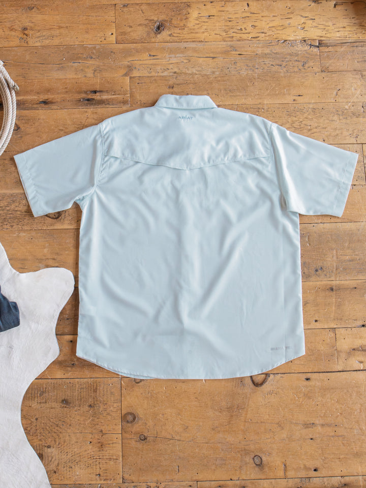 Barlett Ariat Men's Light Seafoam Pearl Snap