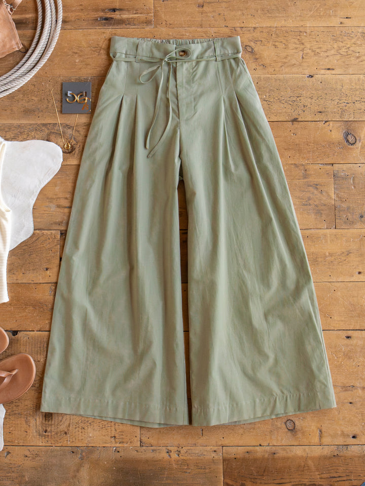 Castana Sage Palozzo Crop Pants