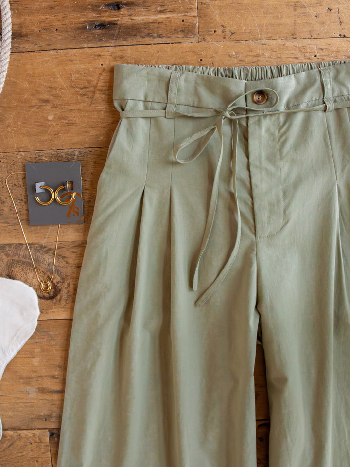 Castana Sage Palozzo Crop Pants