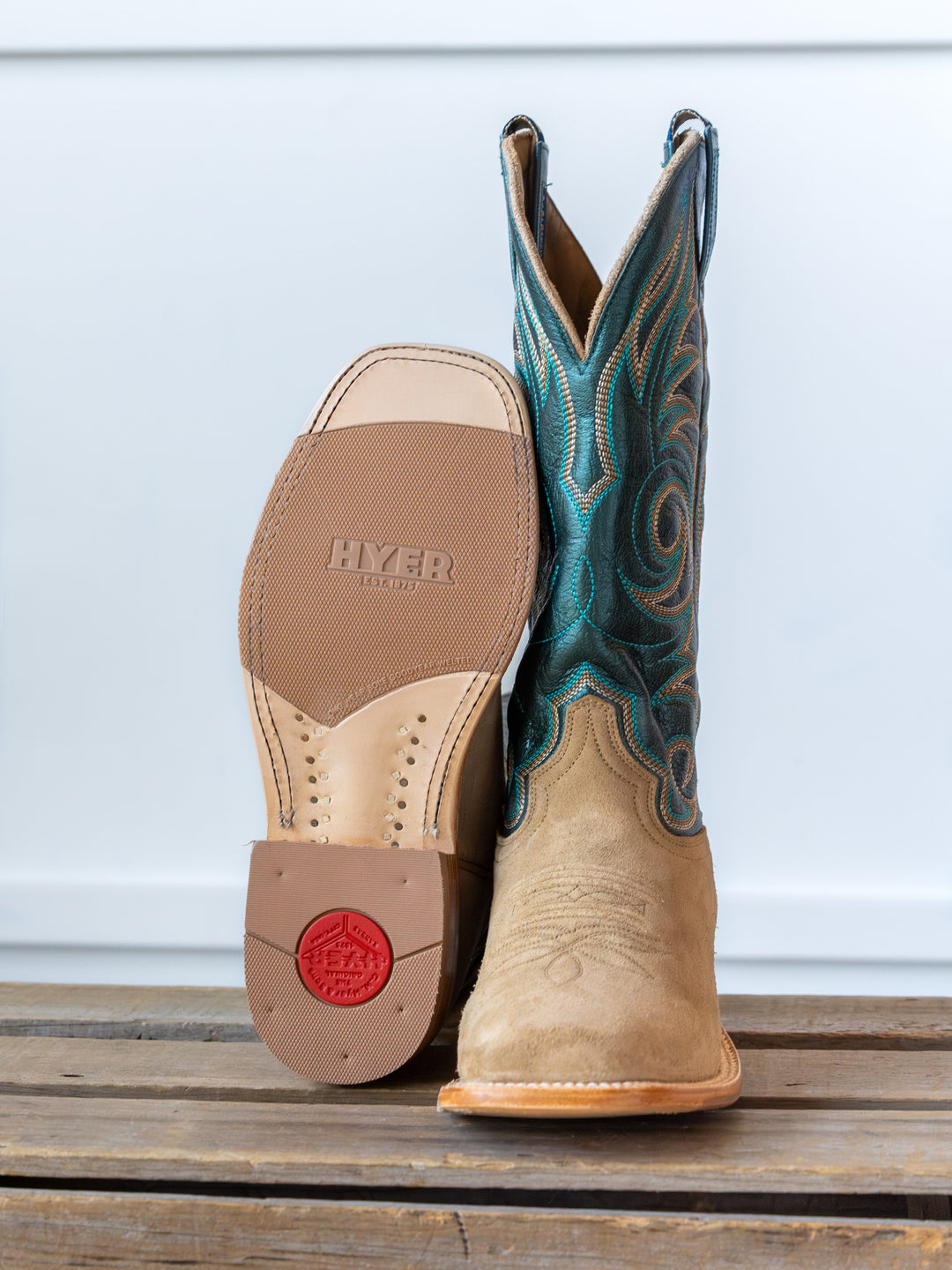 Salina Metallic Turquoise Boot