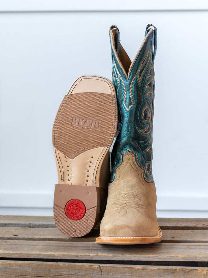 Salina Metallic Turquoise Boot