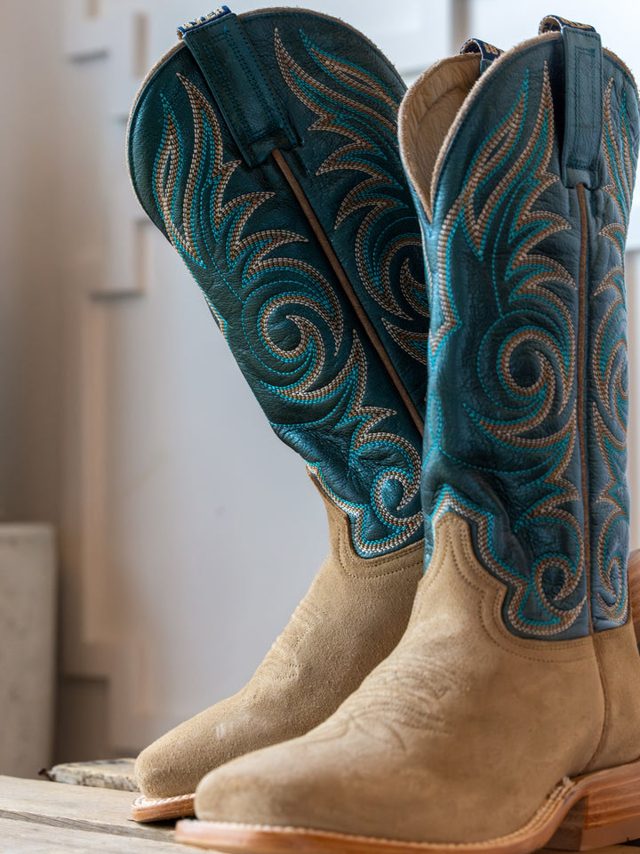 Salina Metallic Turquoise Boot
