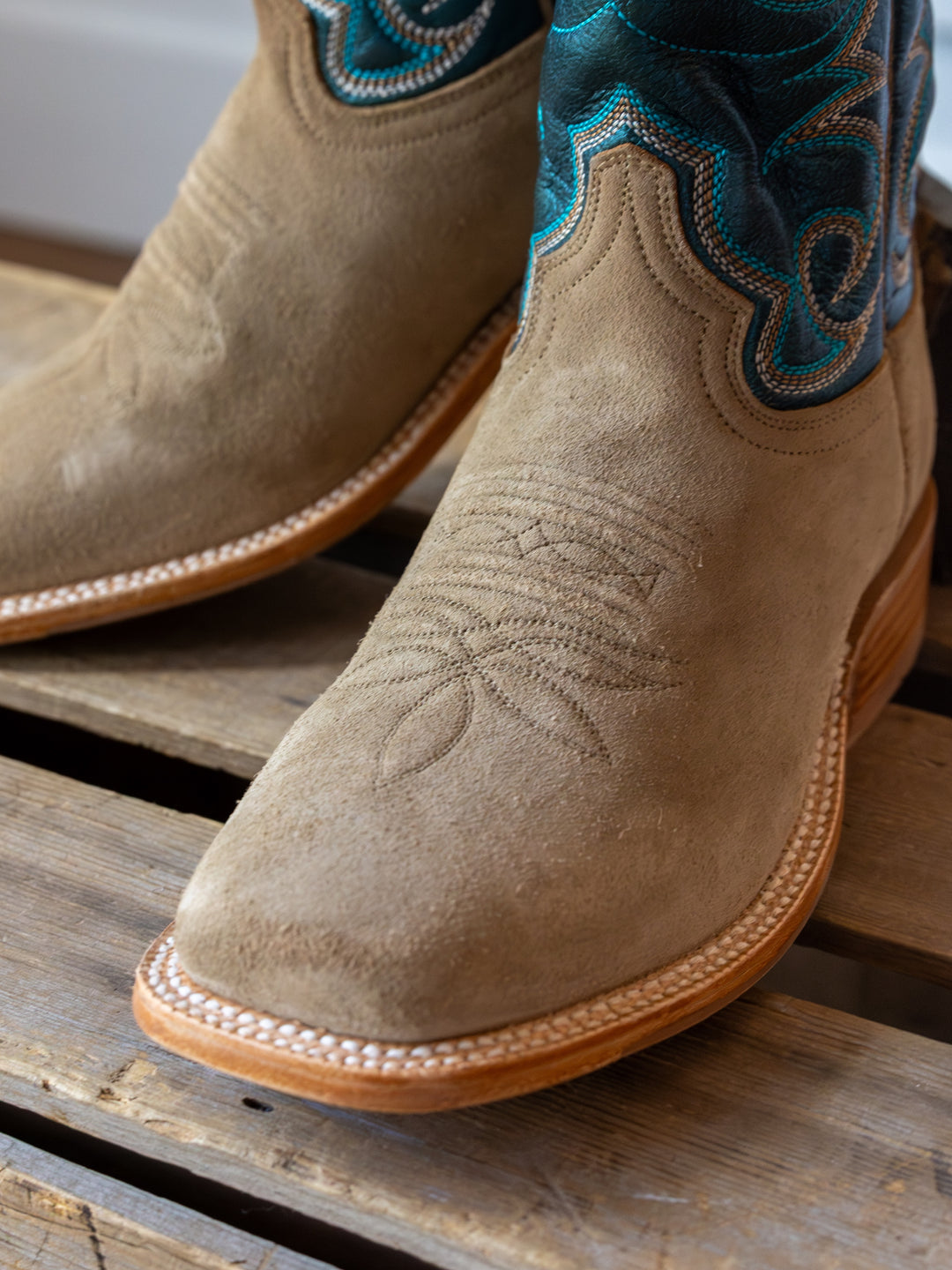 Salina Metallic Turquoise Boot