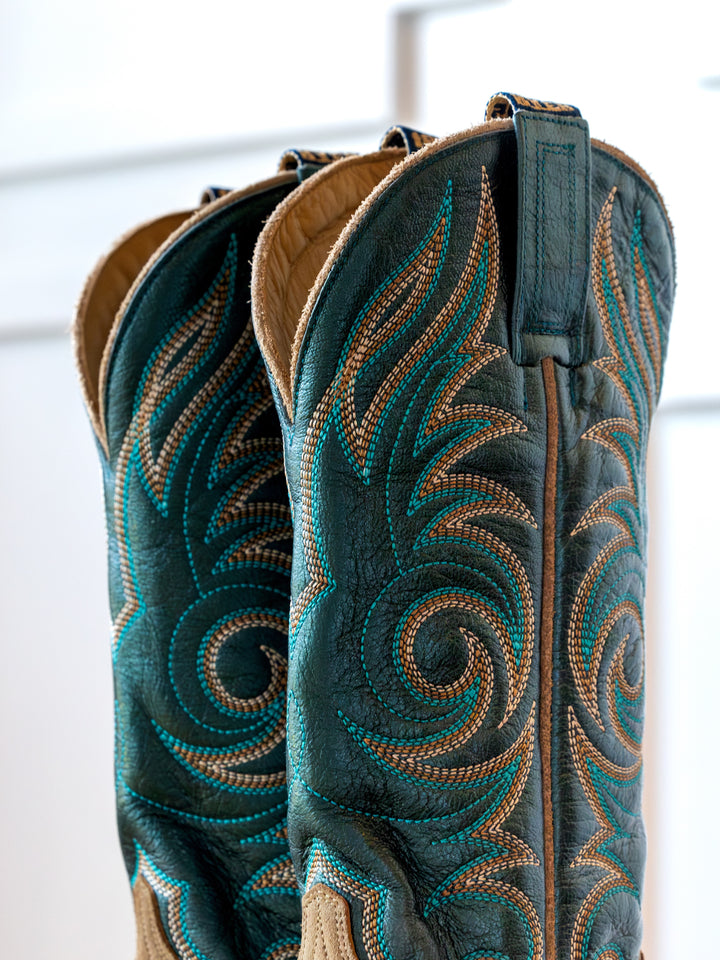 Salina Metallic Turquoise Boot