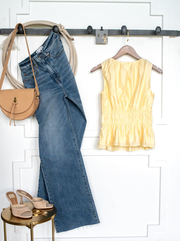 Cayton Butter Tencel Top