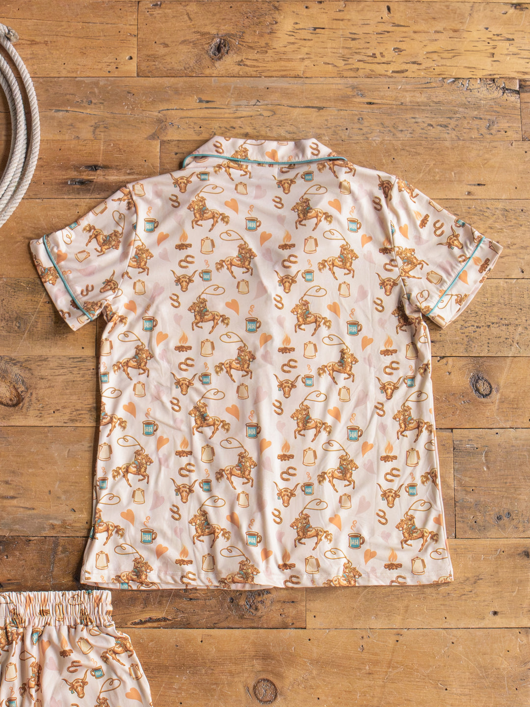 Westby Western Graphic Pajama Set