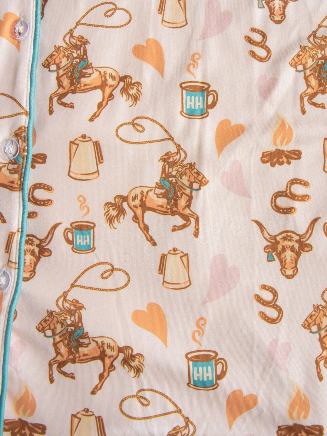 Westby Western Graphic Pajama Set