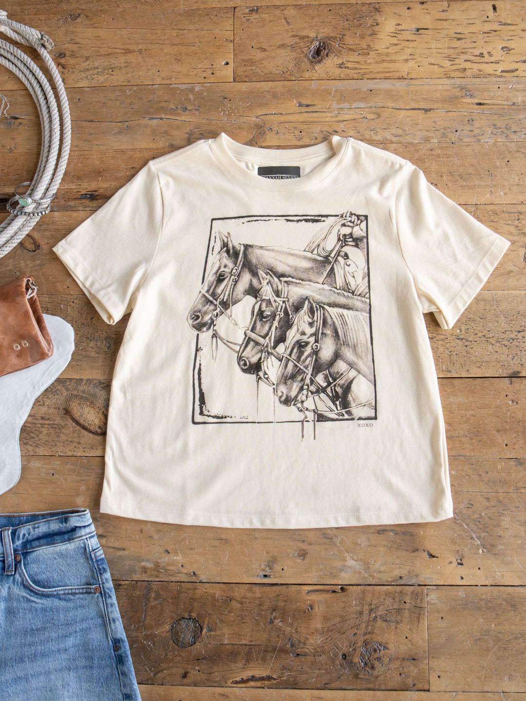 3 Horses Graphic Tee