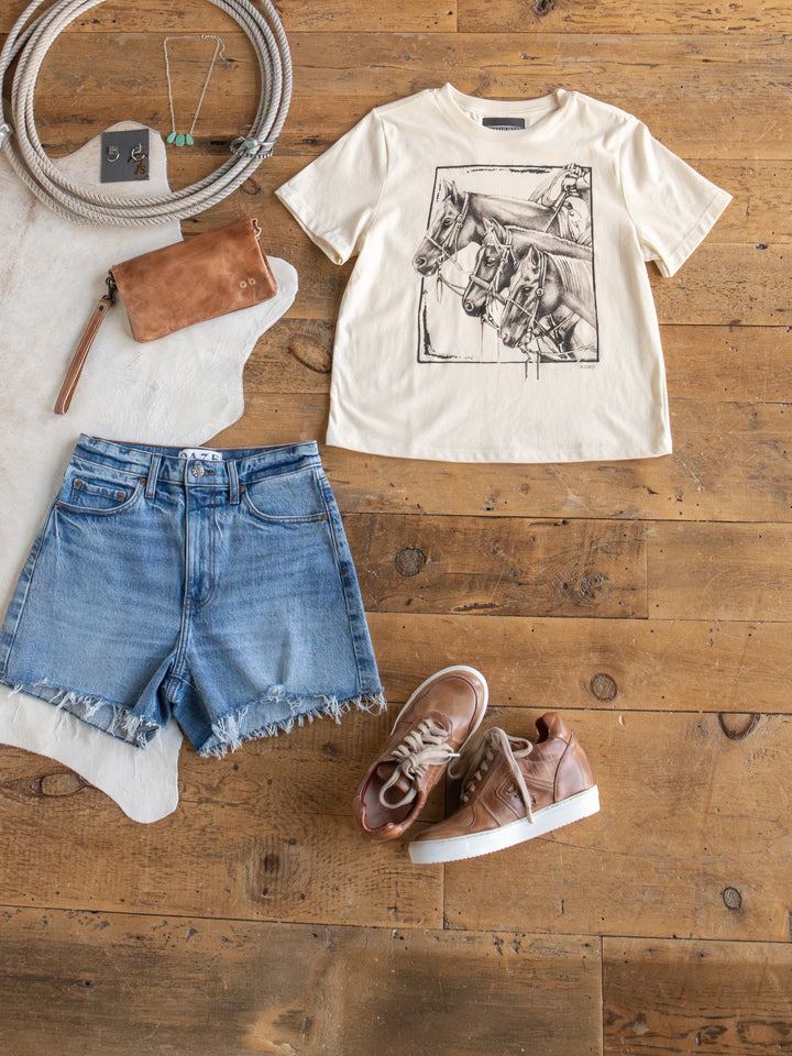 3 Horses Graphic Tee