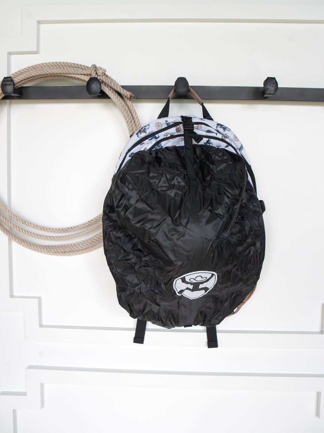 Cowboy Golf Medium Canvas Hat Holder Backpack