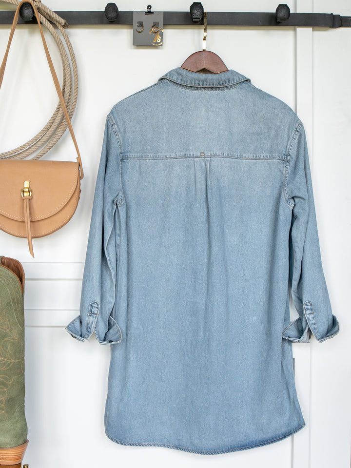 Waucoma Denim Button Up Dress