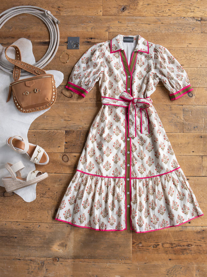 Sorrento Floral Button Up Dress