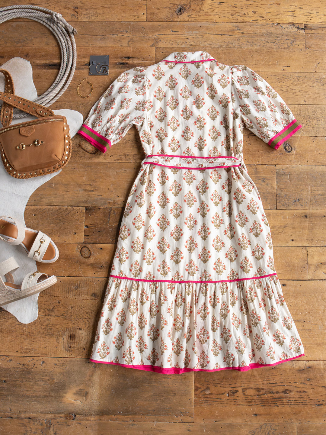 Sorrento Floral Button Up Dress