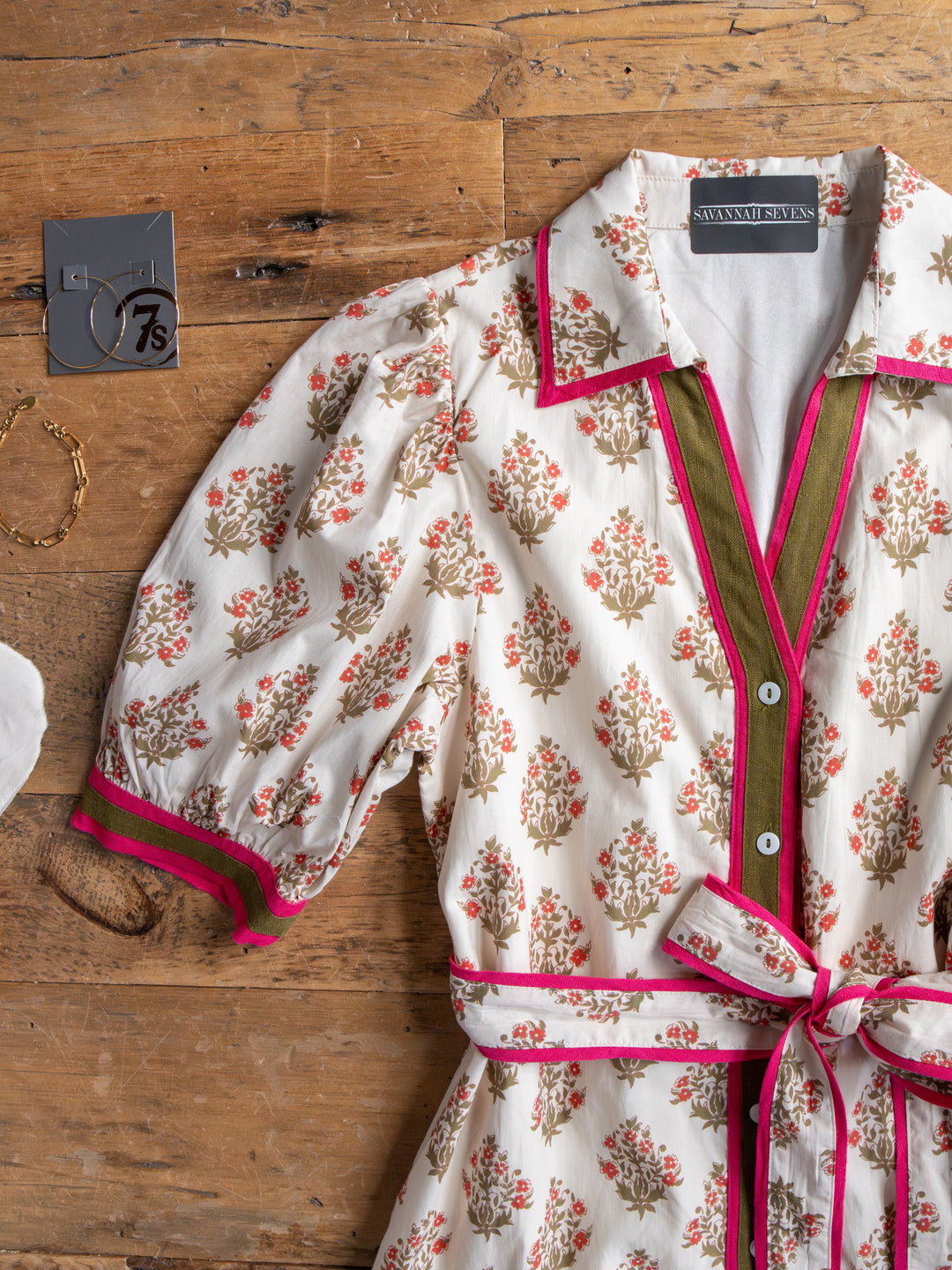 Sorrento Floral Button Up Dress