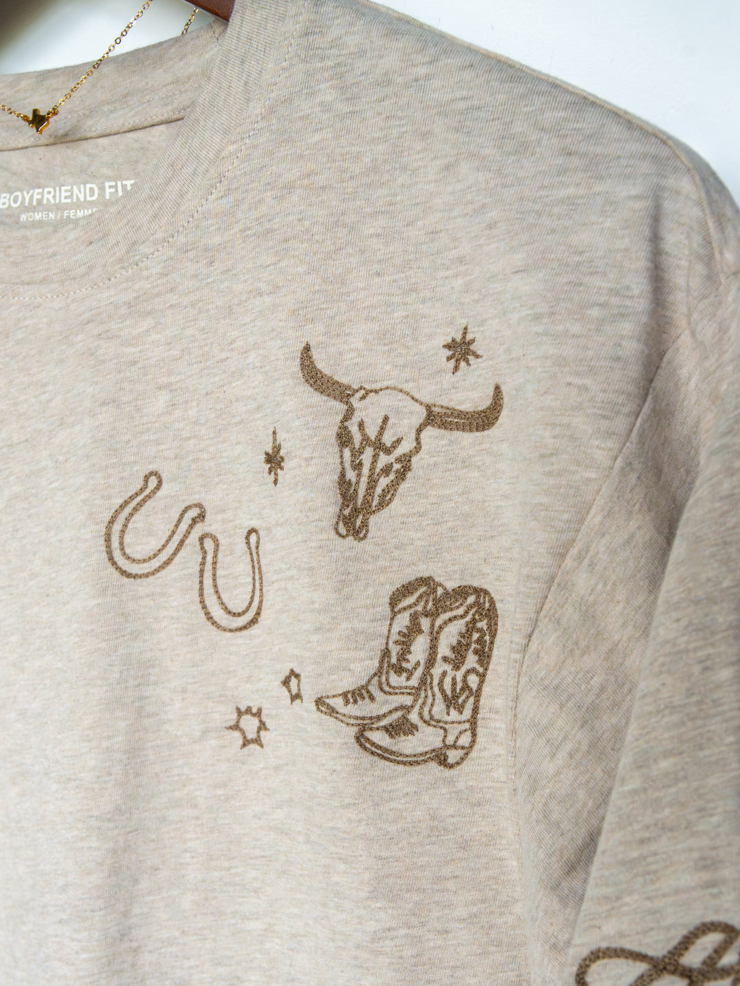 Western Nights Oatmeal Graphic Tee