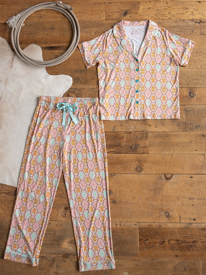 Rio Rancho Western Graphic Pajama Set
