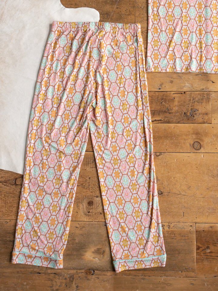 Rio Rancho Western Graphic Pajama Set