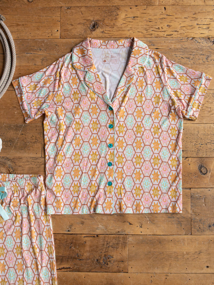 Rio Rancho Western Graphic Pajama Set