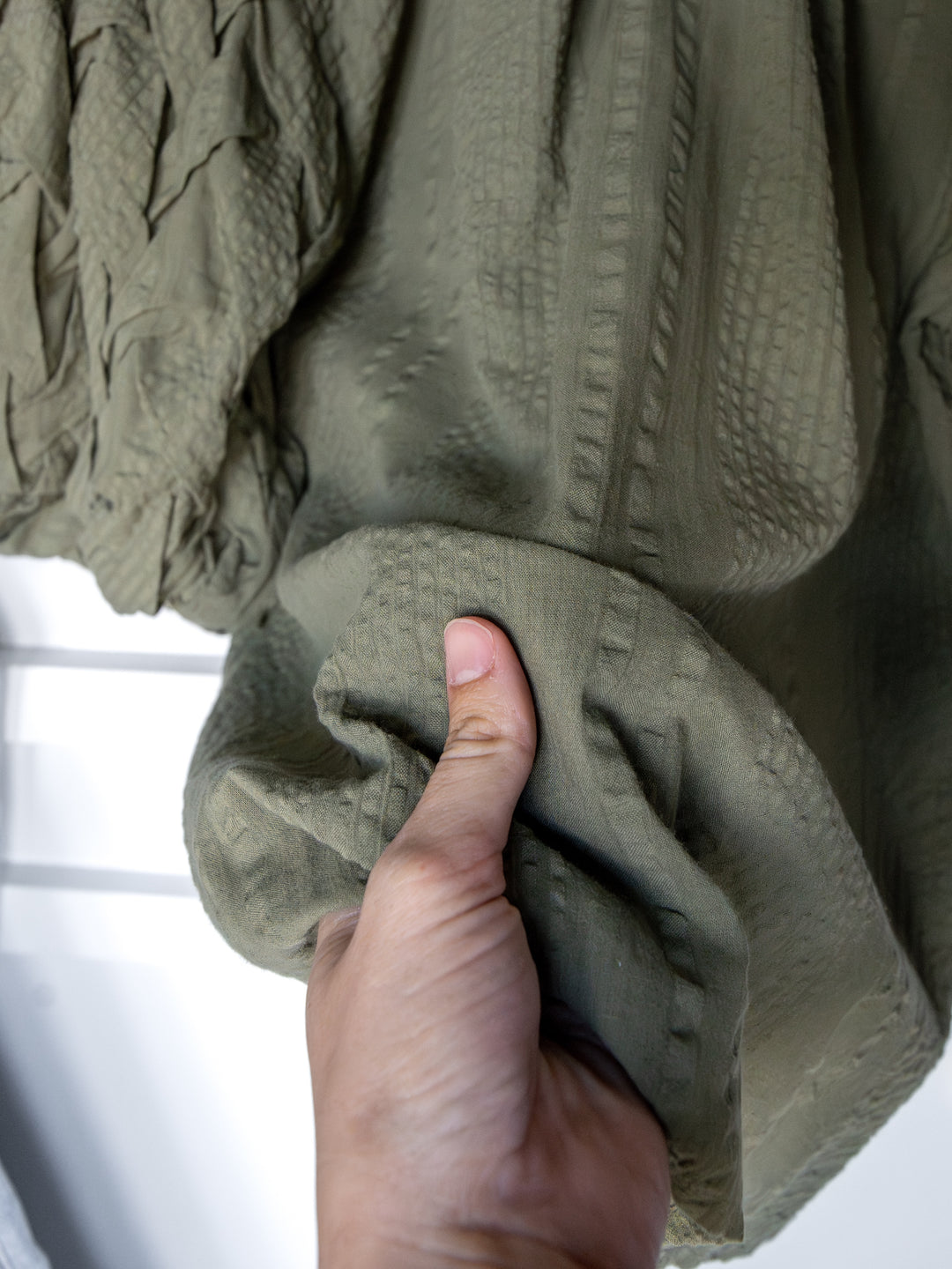 Kenawha Sage Puff Sleeve Top