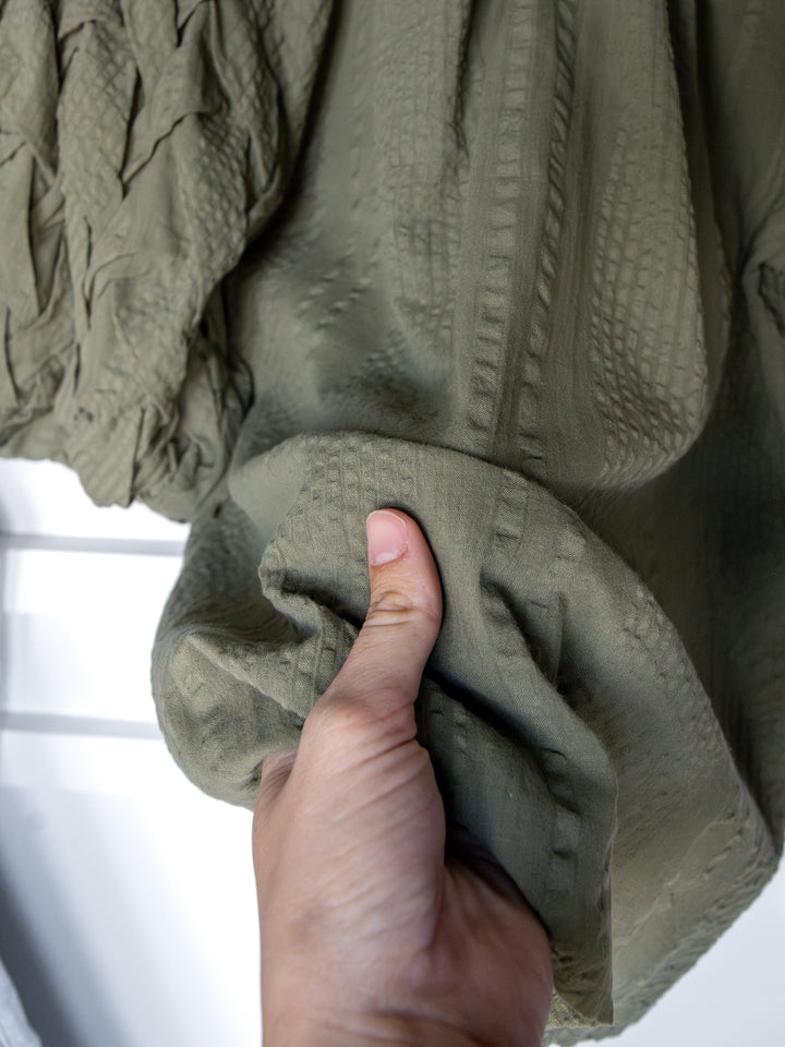 Kenawha Sage Puff Sleeve Top