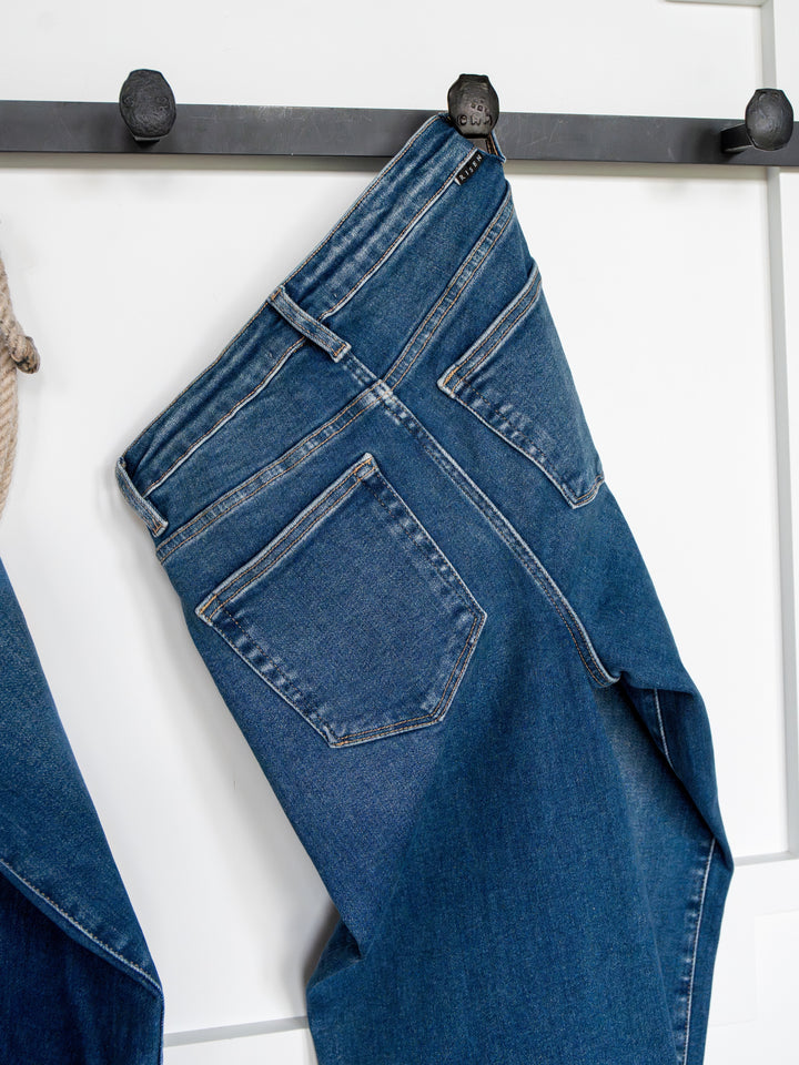 The Lenni High Rise Slim Wide Leg Jean