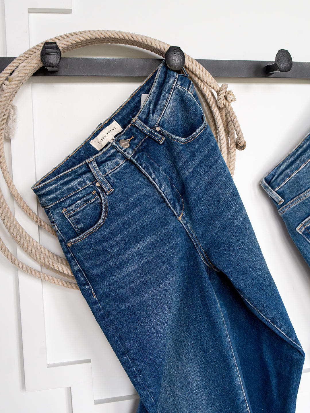 The Lenni High Rise Slim Wide Leg Jean