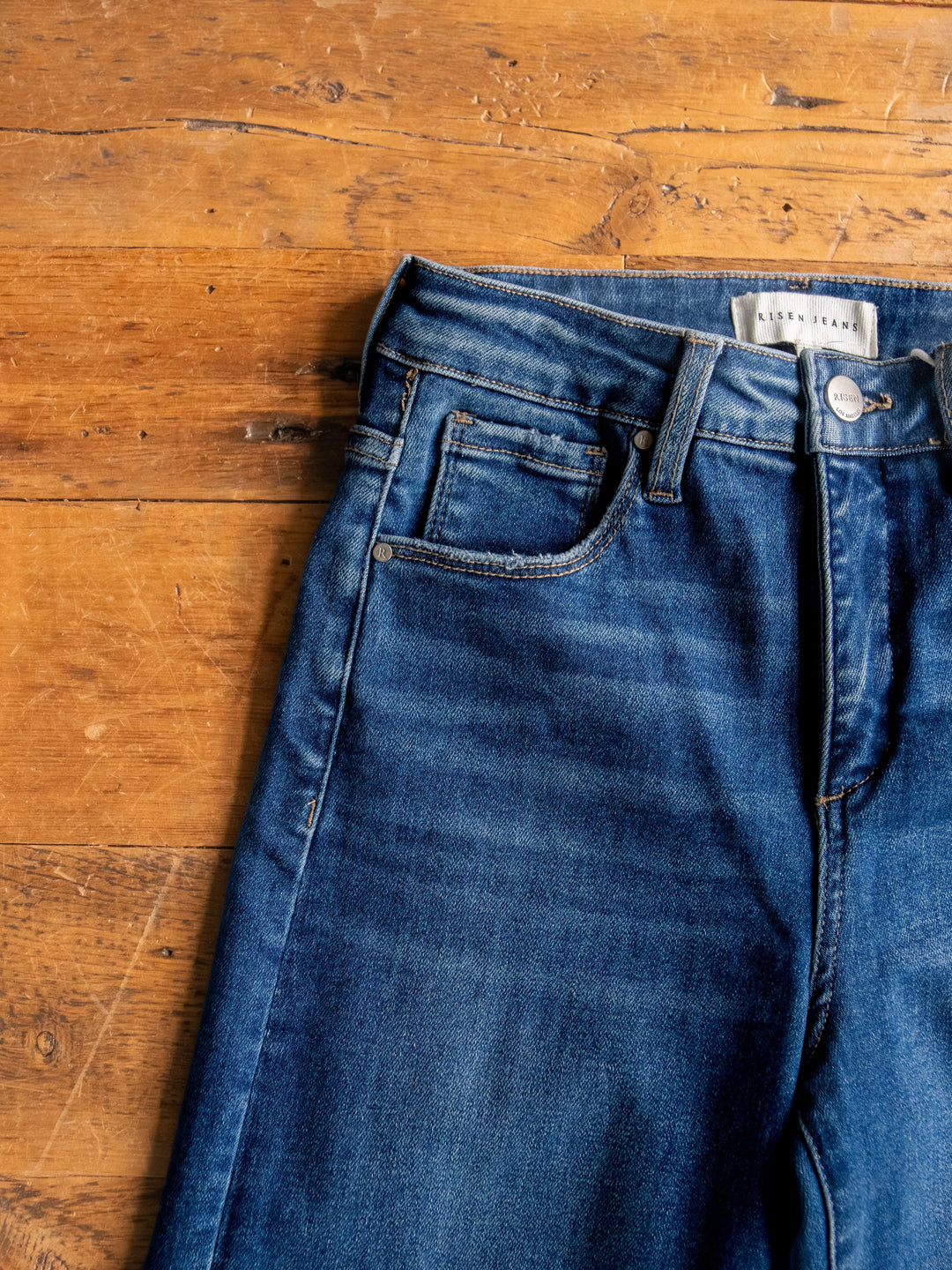 The Lenni High Rise Slim Wide Leg Jean