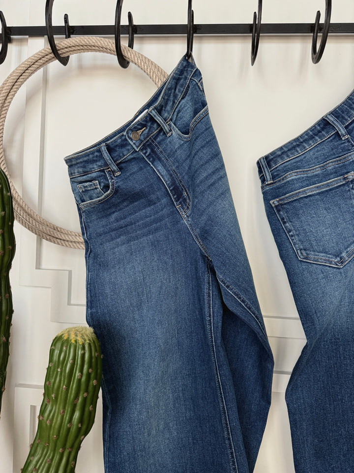 The Traver High Rise Wide Leg Jean