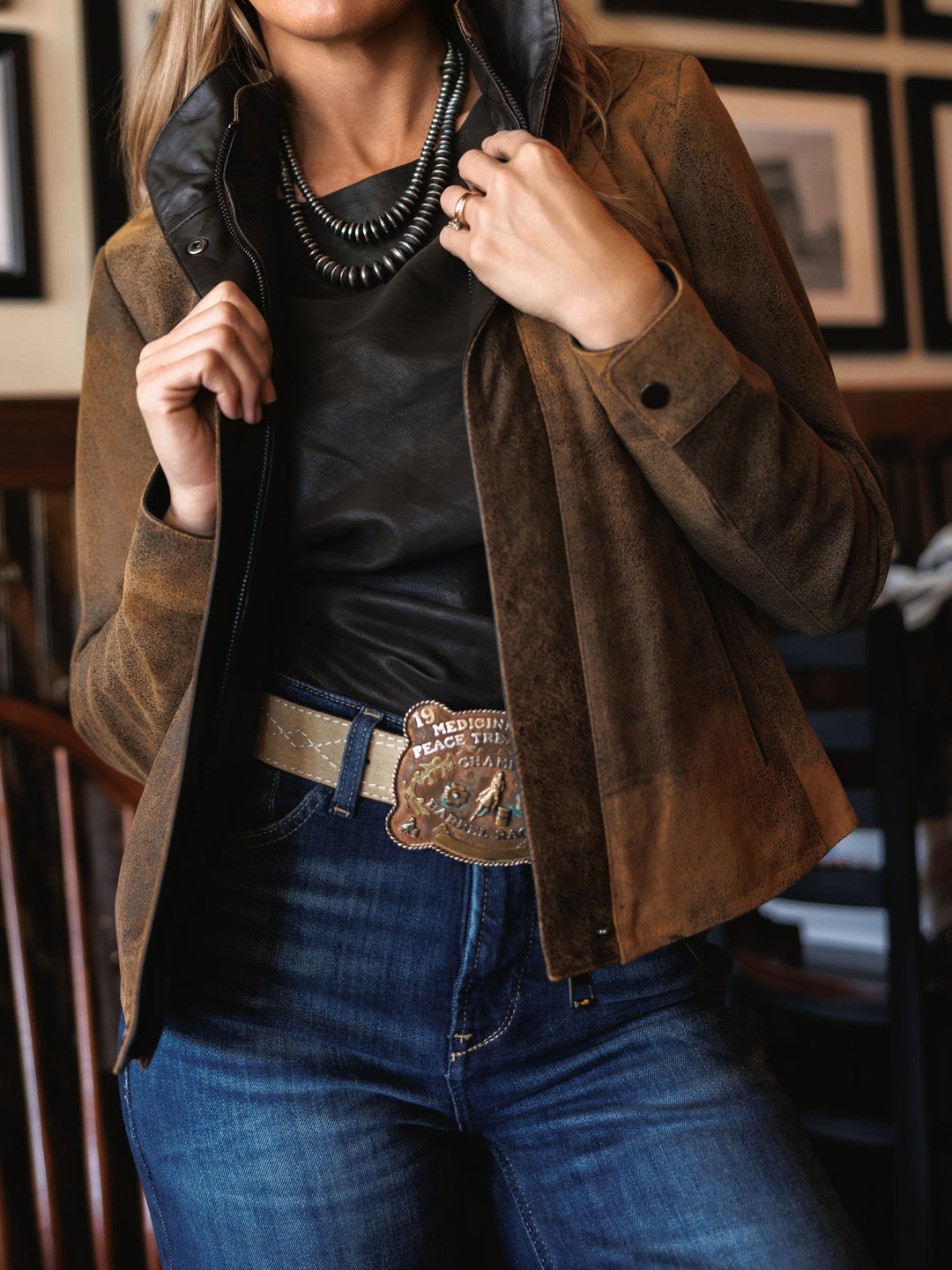 Rancho Cordova Suede Jacket