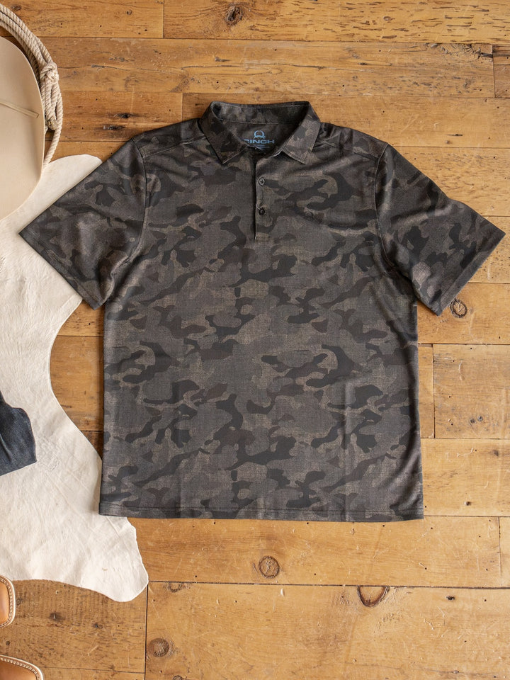 Elkton Cinch Men's Camo Polo