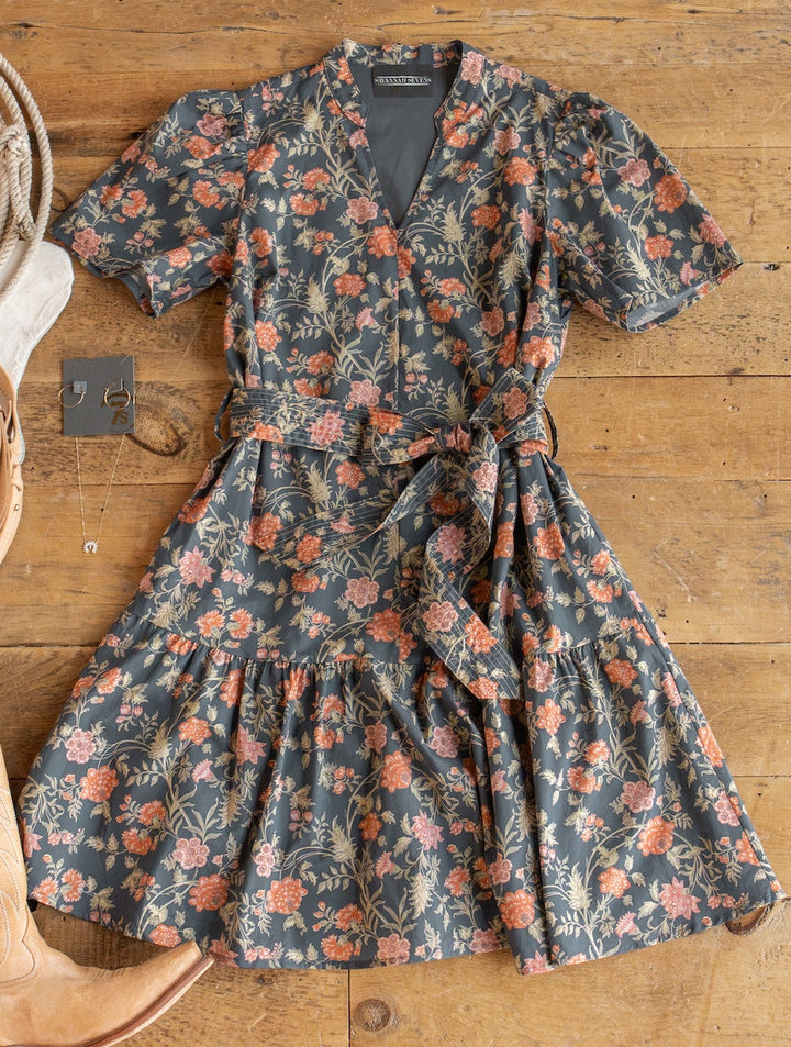 Sutherland Floral Puff Sleeve Dress
