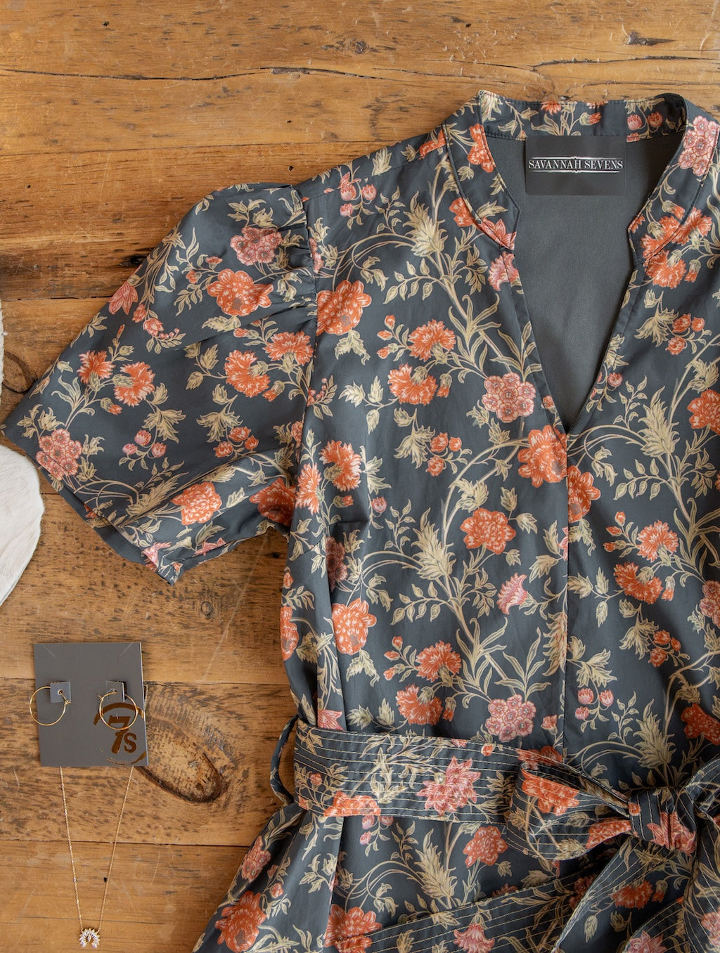 Sutherland Floral Puff Sleeve Dress