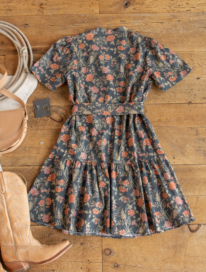 Sutherland Floral Puff Sleeve Dress