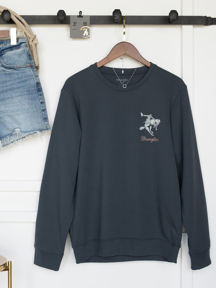 Gillette Slate Western Graphic Pullover