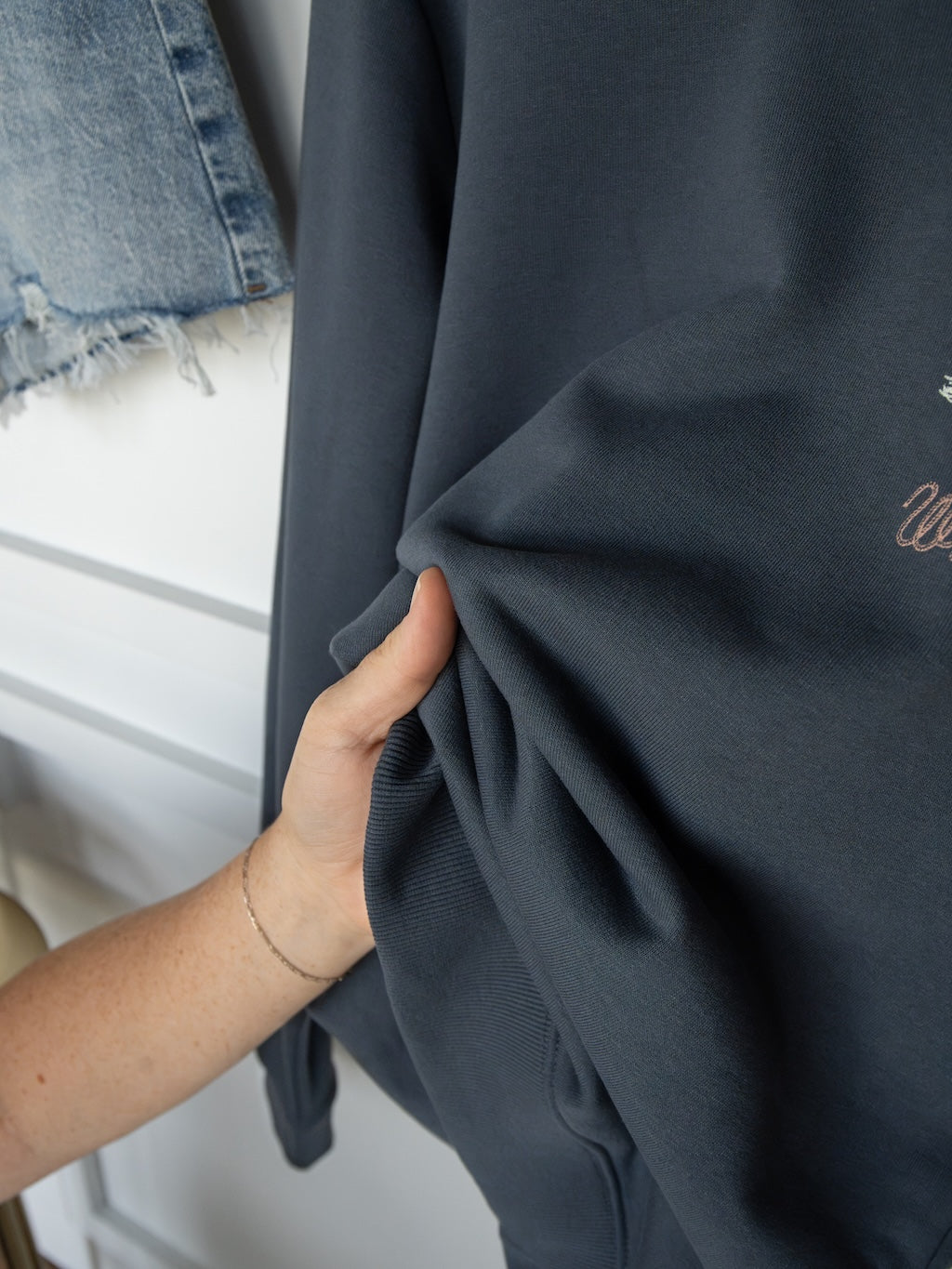 Gillette Slate Western Graphic Pullover