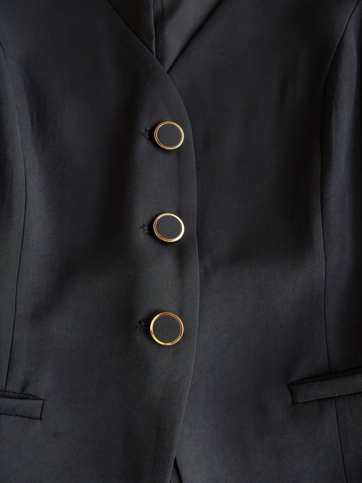 Cuero Black Vest Set
