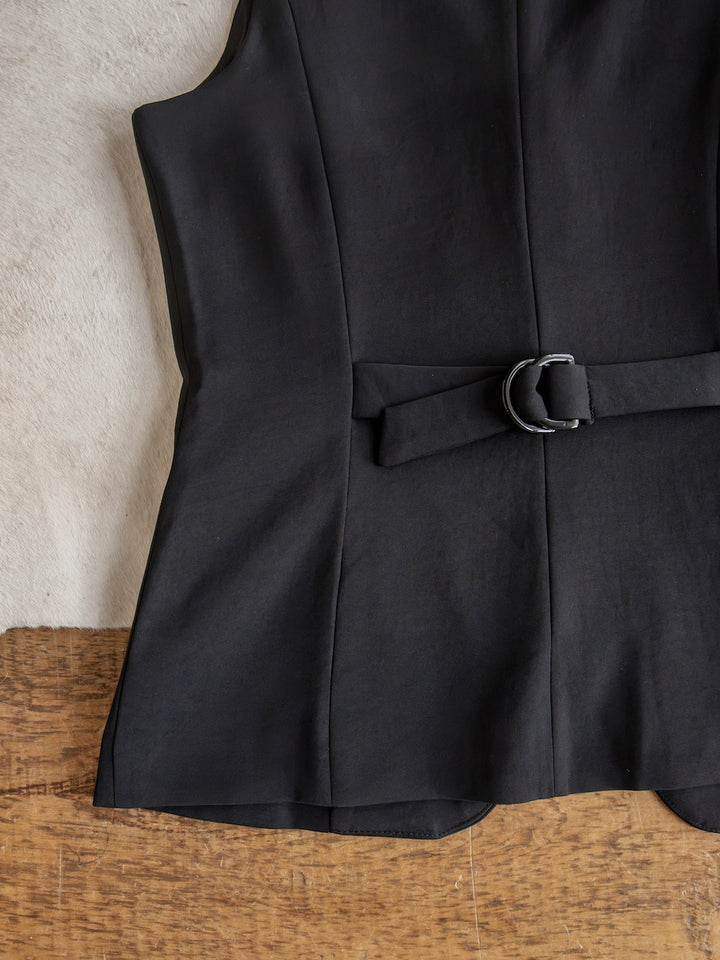 Cuero Black Vest Set