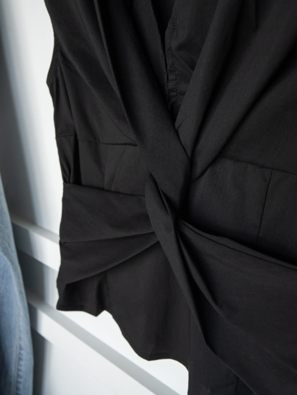 Valencia Black Twist Front Top