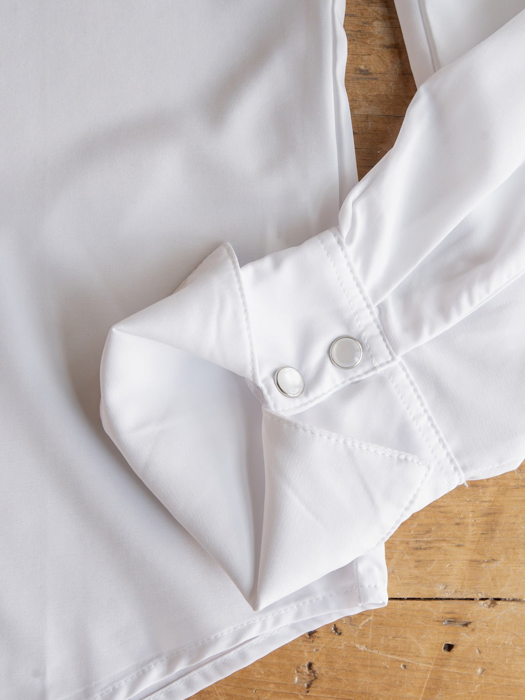 Belington White Retro Pearl Snap Top