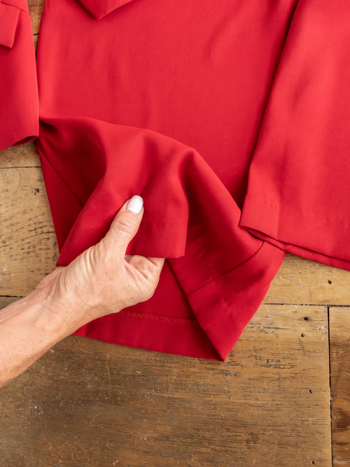 Revillo Red Blazer Set