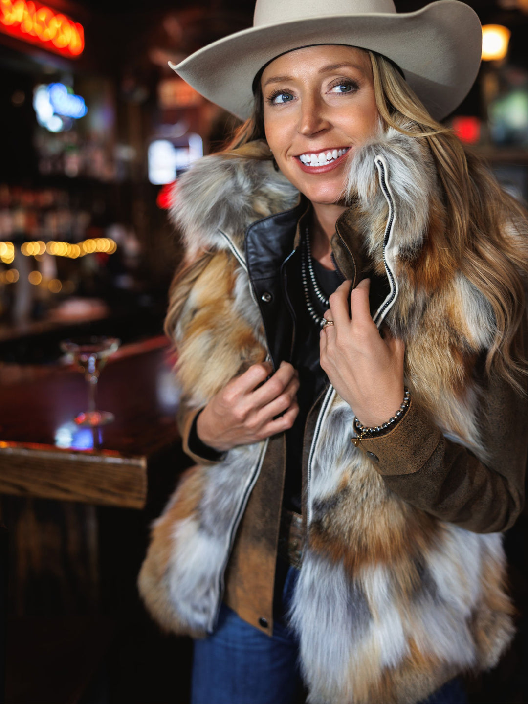 Covelo Fox Fur Vest