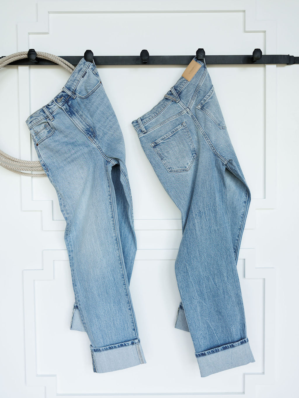 The Landry High Rise Relaxed Straight Leg Jean