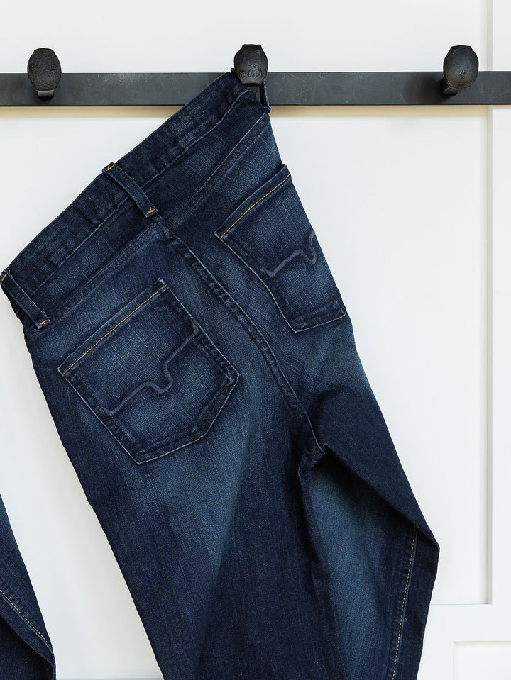 The Olivia High Rise Wide Leg Jean {Dark Stitch}