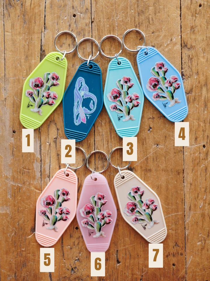Motel Keychain