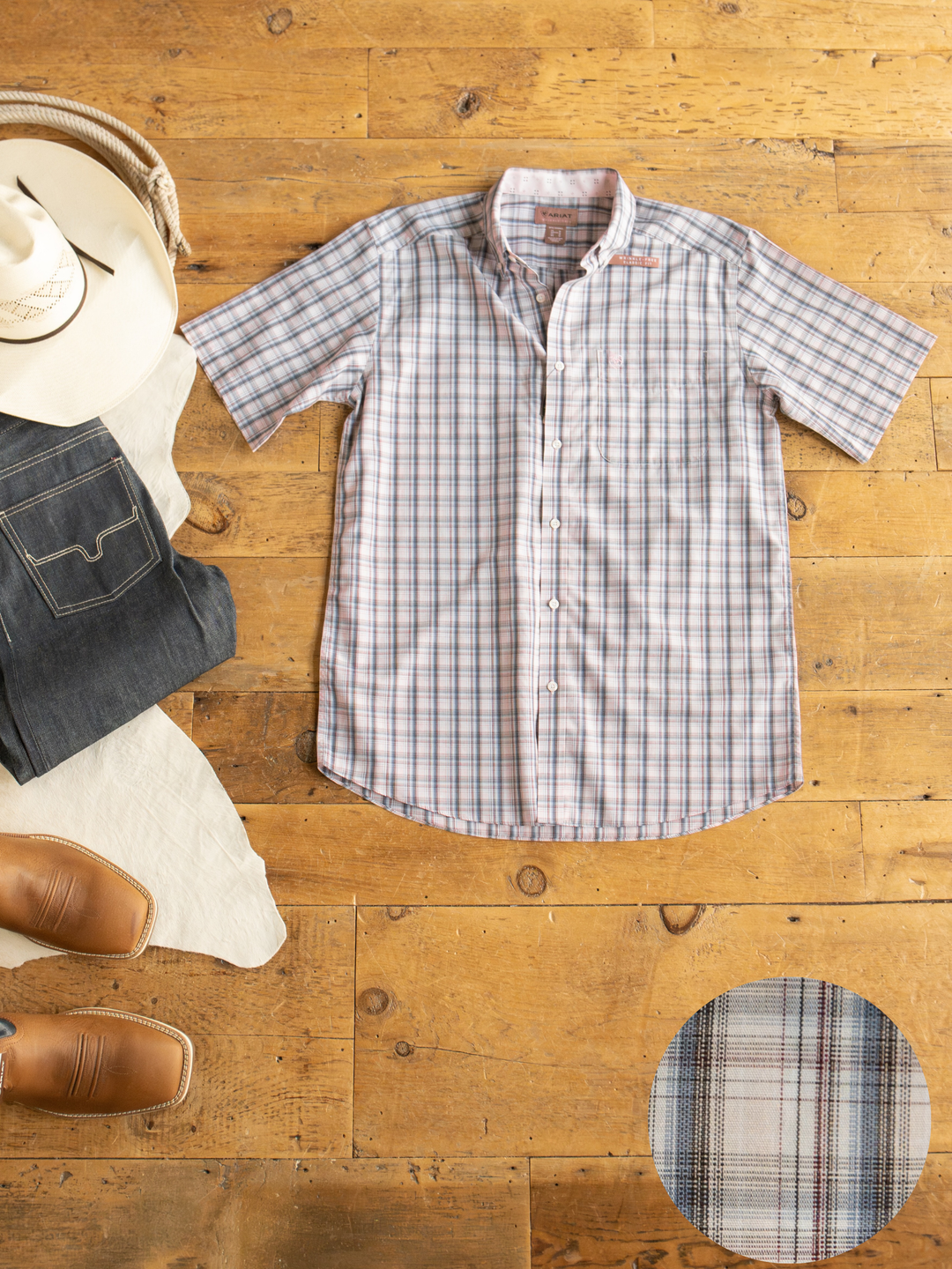 Clifton Ariat Men's Plaid Button Up
