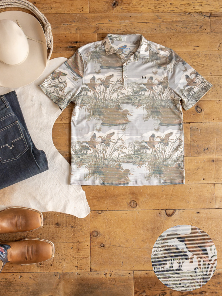 Mallard Cinch Men's Graphic Polo