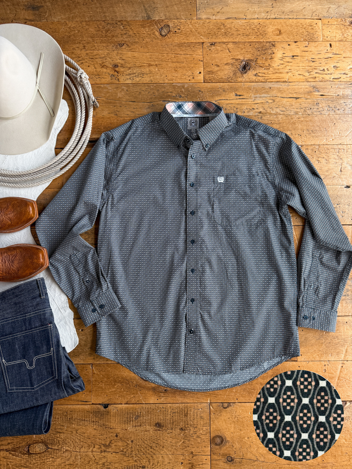 Kenton Cinch Men's Southwest Button Up