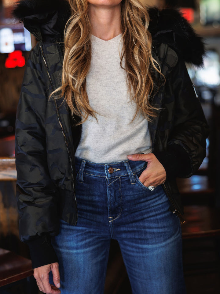 Mandeville Camo Mink Jacket