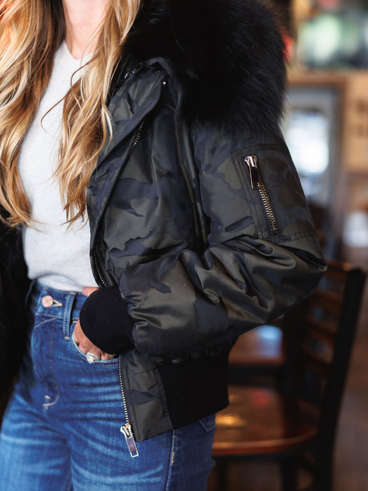 Mandeville Camo Mink Jacket
